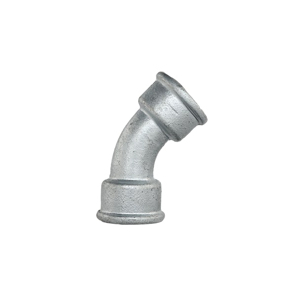 CURVA FÊMEA/FÊMEA  45° - TIPO 41 DE CLASSE BSP 150 LIBRAS