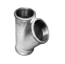 TEE 45° - FÊMEA/FÊMEA/FÊMEA - TIPO 165 DE CLASSE BSP 150 LIBRAS