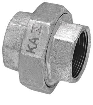 UNIÕES DE ASSENTO BRONZE - FÊMEA/FÊMEA TIPO 342 DE CLASSE BSP 150 LIBRAS